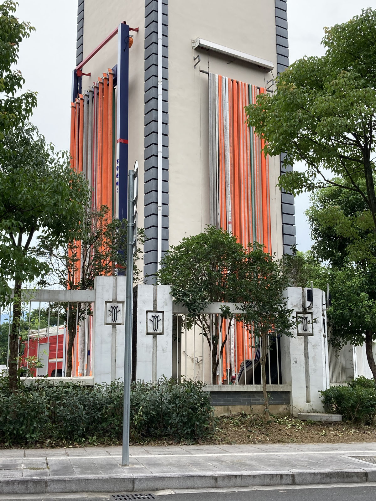 消防水帶自動晾曬收卷機